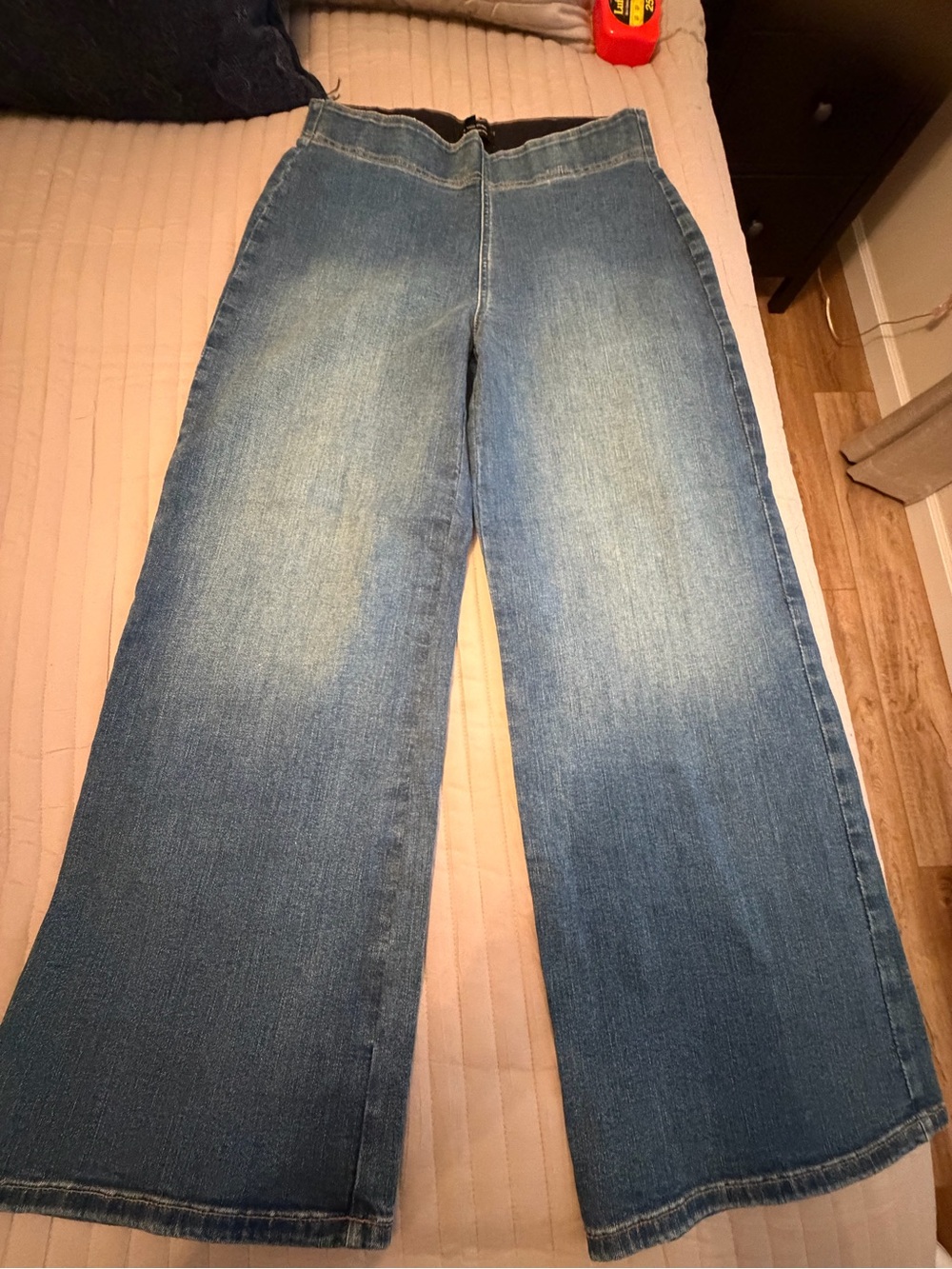 Banana Republic Wide-Leg Jeans in Light Blue Wash
